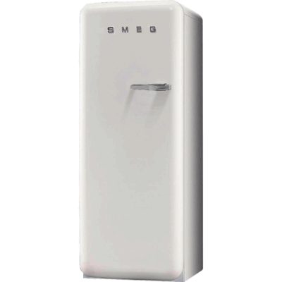 Smeg FAB28YB1 60cm 'Retro Style' Fridge and Ice Box in White with Left Hand Hinge Smeg FAB28YB1 60cm 'Retro Style' Fridge and Ice Box in White with Left Hand Hinge
